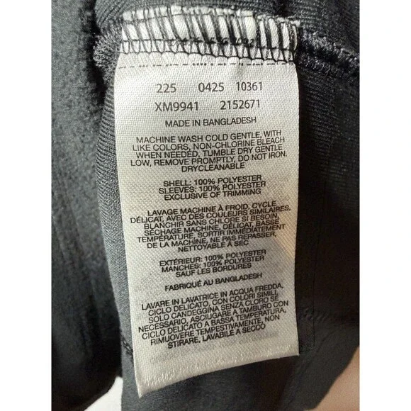 Columbia Life Point 1/4 Zip Fleece Men’s Black/Charcoal  Size Large NEW - Picture 7 of 9